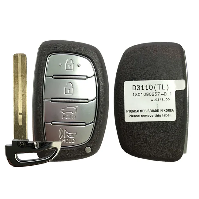 For Hyundai Tucson 2018 Genuine Smart Remote Key 4 Buttons 433MHz HITAG 3 Transponder 95440-D3110 CN020135
For Hyundai Tucson 2018 Genuine Smart Remote Key 4 Buttons 433MHz HITAG 3 Transponder 95440-D3110 CN020135