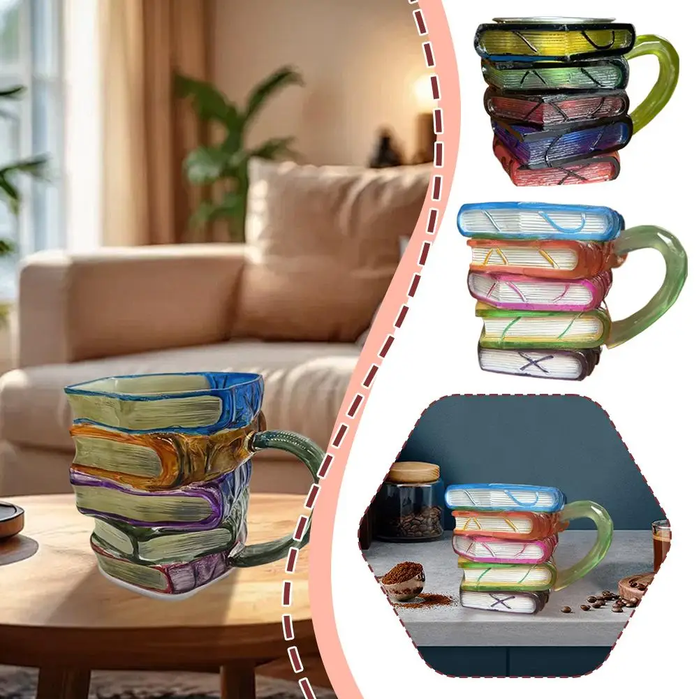 Книга Кофейная кружка Капучино Кружка Красочная 3D Библиотека Чай Арабская кружка Смола Кофе Кухонная кружка Кружка Молочная чашка Полка Стеклянная книга Cu F4M1
Книга Кофейная кружка Капучино Кружка Красочная 3D Библиотека Чай Арабская кружка Смола Кофе Кухонная кружка Кружка Молочная чашка Полка Стеклянная книга Cu F4M1