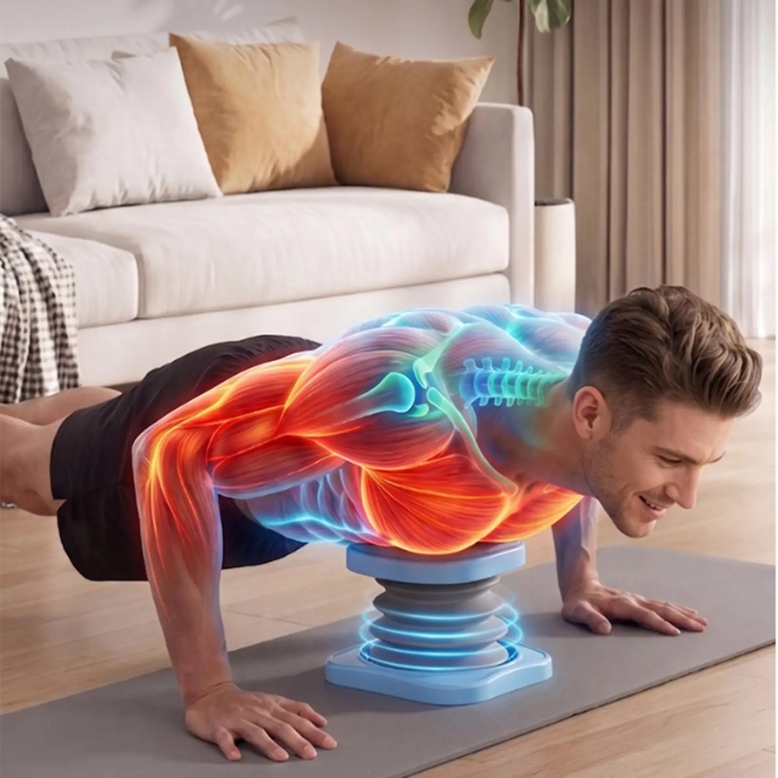 Push-Up Support Tool Portable Automatic Rebound Ergonomic Push-Up Exercise Aid For Indoor Home Office Gym Apartment Dormitory
Push-Up Support Tool Portable Automatic Rebound Ergonomic Push-Up Exercise Aid For Indoor Home Office Gym Apartment Dormitory