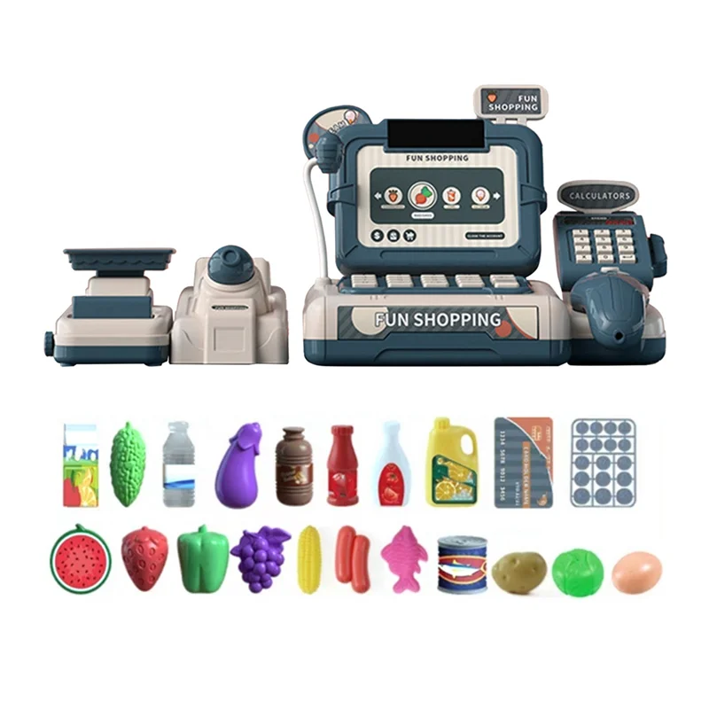 Kids Cash Register Pretend Cash Register Pretend Play Calculating Kids Accessories Scanner &Sounds Light Cash Register-Y44A
Kids Cash Register Pretend Cash Register Pretend Play Calculating Kids Accessories Scanner &Sounds Light Cash Register-Y44A