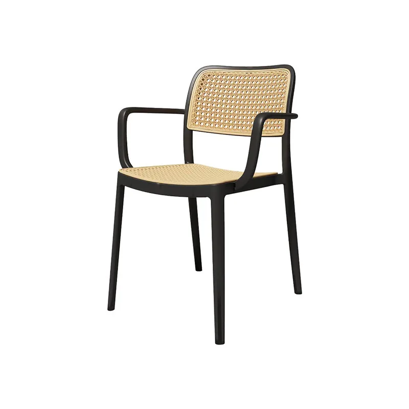 plastic woven rattan chair, stackable armrest leisure chair, outdoor rattan chair, 5 outdoor dining chairs in milk tea shop
plastic woven rattan chair, stackable armrest leisure chair, outdoor rattan chair, 5 outdoor dining chairs in milk tea shop