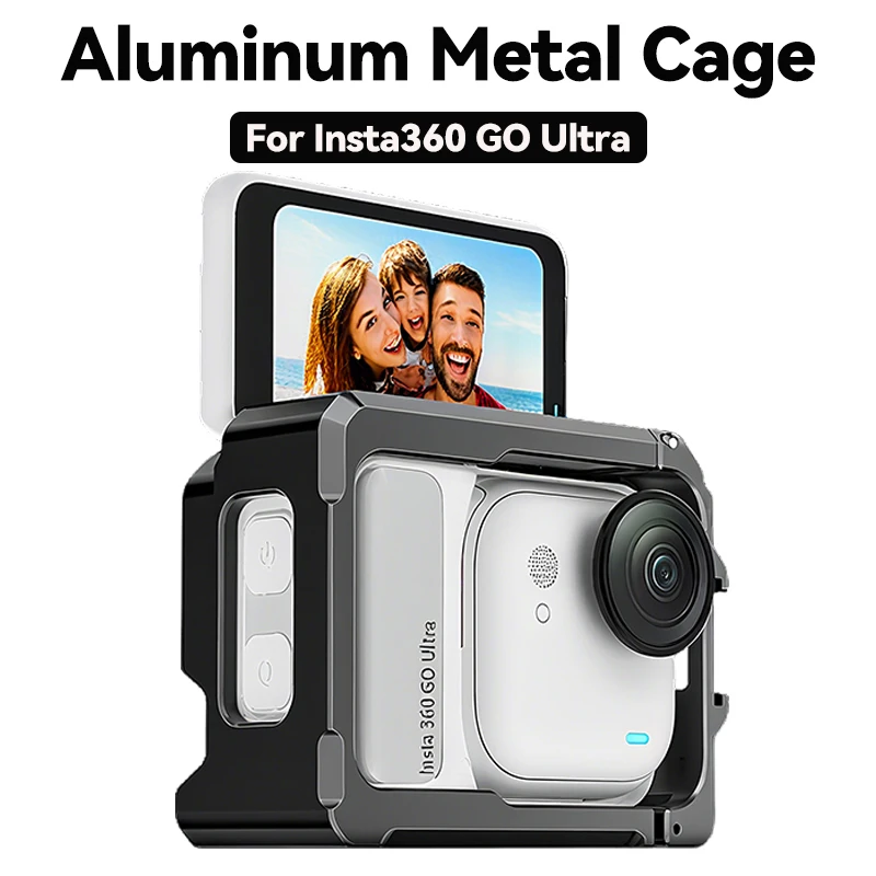 Protective Frame for Insta360 GO Ultra Metal Cage Protection Quick Release Stand Mount Holder Protector Shell for Insta360
Protective Frame for Insta360 GO Ultra Metal Cage Protection Quick Release Stand Mount Holder Protector Shell for Insta360 