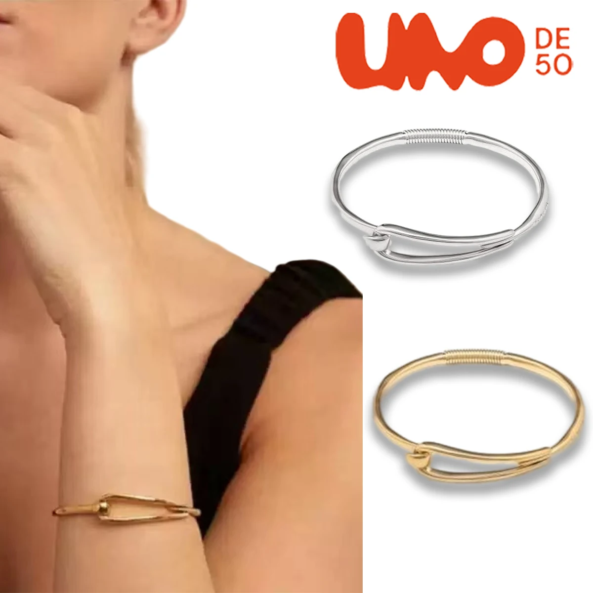 UNODE50 Bracelet Spanish minimalist buckle bracelet with fashionable design, light luxury, European and American
UNODE50 Bracelet Spanish minimalist buckle bracelet with fashionable design, light luxury, European and American