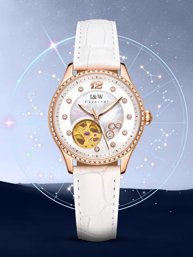 КАРНАВАЛ женские механические часы женские брендовые роскошные сапфировые часы со скелетом с автоматическим механизмом модные женские часы Montre Femme
КАРНАВАЛ женские механические часы женские брендовые роскошные сапфировые часы со скелетом с автоматическим механизмом модные женские часы Montre Femme