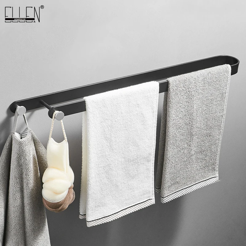 ELLEN Multifunctional Black Bath Towel Holder Bathroom Towel Rail Rack Towel Holder Bathroom Robe Hooks Storage Shelf EL1123
ELLEN Multifunctional Black Bath Towel Holder Bathroom Towel Rail Rack Towel Holder Bathroom Robe Hooks Storage Shelf EL1123