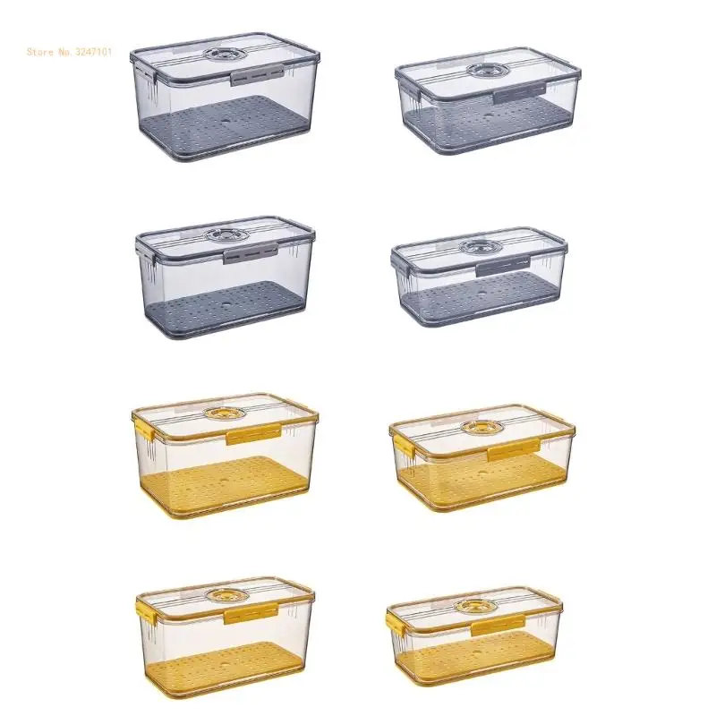Portable Bread and Dry Goods Storage Case with Freshness Tracking Lid for Fridge Dropship
Portable Bread and Dry Goods Storage Case with Freshness Tracking Lid for Fridge Dropship