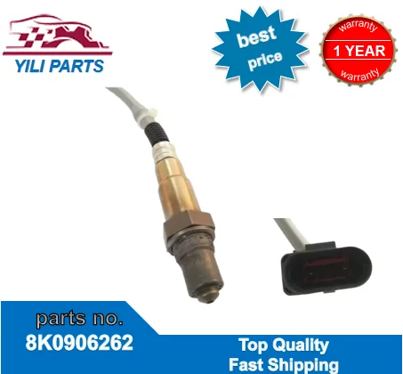 8K0906262 Rear Lambda Probe O2 Oxygen Sensor For AUDI A4 Avant A5 Sportback 1.8 TFSI Q5 2.0 TFSI quattro 2007-2017 0258010282
8K0906262 Rear Lambda Probe O2 Oxygen Sensor For AUDI A4 Avant A5 Sportback 1.8 TFSI Q5 2.0 TFSI quattro 2007-2017 0258010282