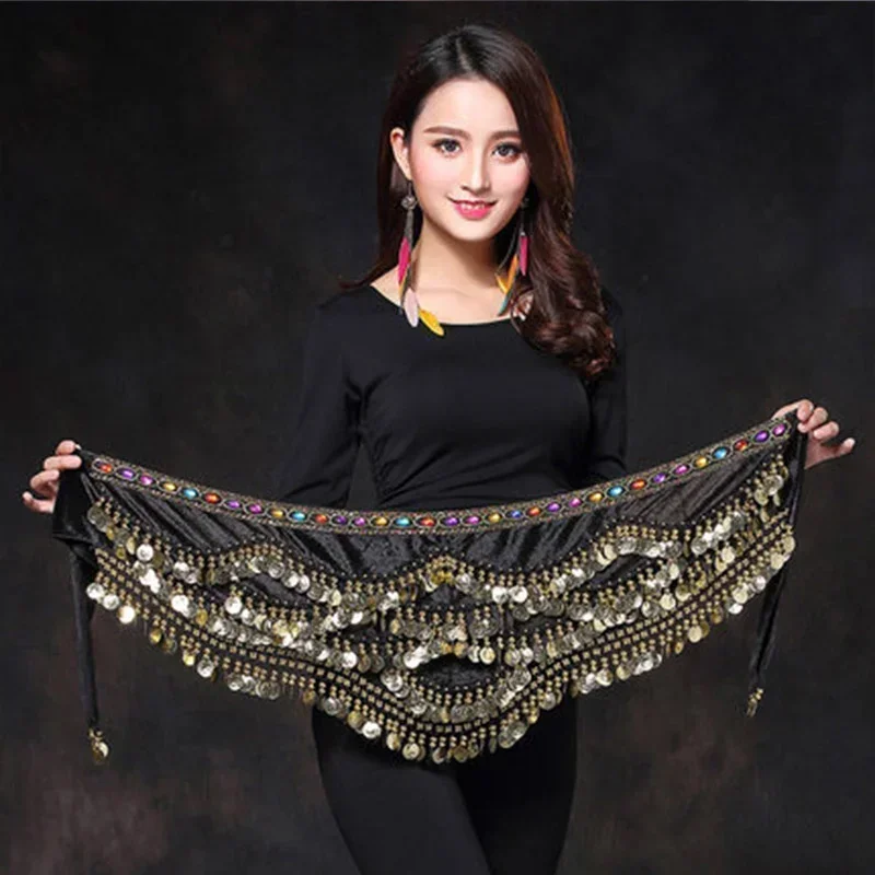 Oriental/Indian Belly Dance Coin Belt BellyDance Hip Scarf Golden Coins Belly Dance Costume Accessories Dancing Coin Belt
Oriental/Indian Belly Dance Coin Belt BellyDance Hip Scarf Golden Coins Belly Dance Costume Accessories Dancing Coin Belt