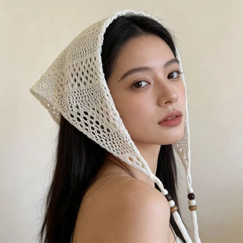 Retro Hollowed Out Triangular Square Scarf Hand Knitted Soft Breathable Headscarf Personalized Decorative Clothing Accessories
Retro Hollowed Out Triangular Square Scarf Hand Knitted Soft Breathable Headscarf Personalized Decorative Clothing Accessories