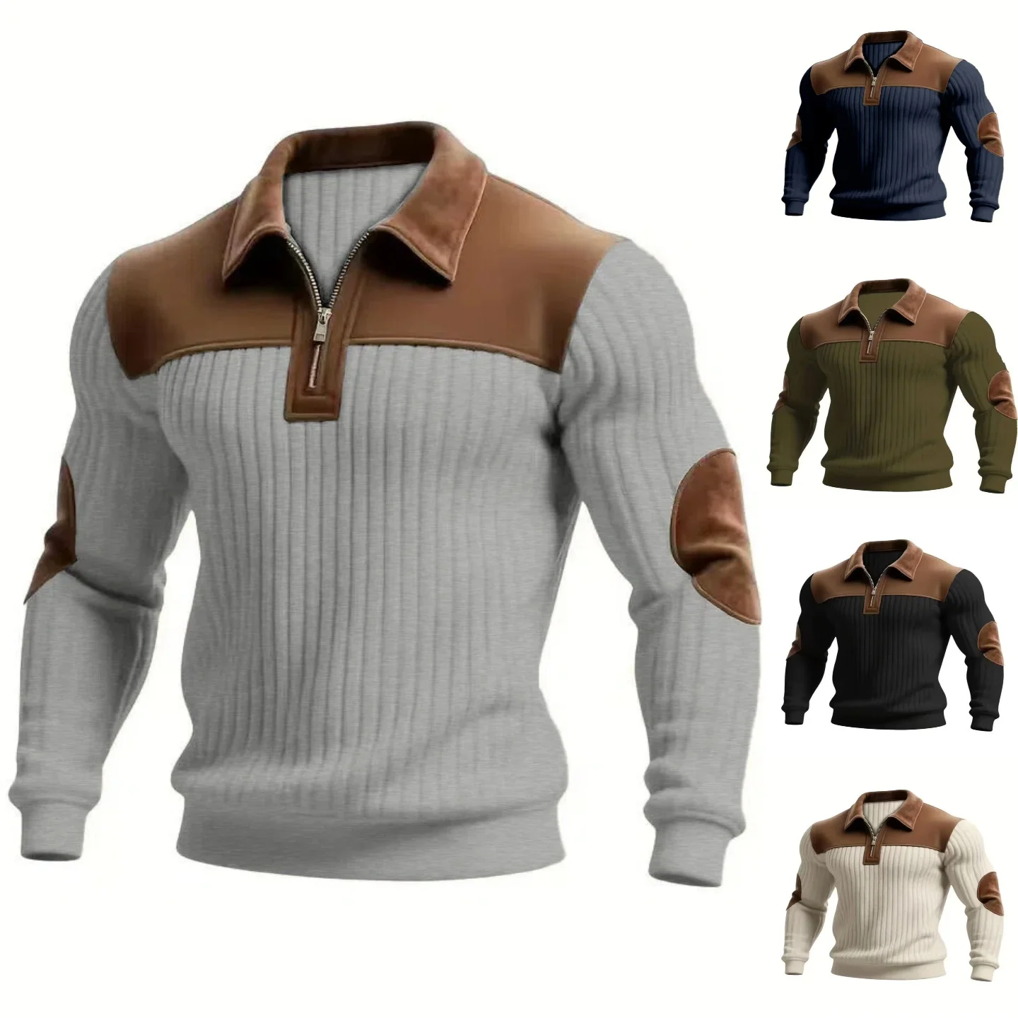 Spring Autumn Men's New Style, Corduroy Retro Half-Zip Fashion Casual Comfortable Tough Guy Style Long Sleeve
Spring Autumn Men's New Style, Corduroy Retro Half-Zip Fashion Casual Comfortable Tough Guy Style Long Sleeve