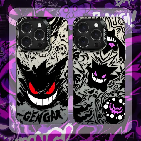 Anime P-Pokemon G-Gengar Case for Xiaomi Redmi Note 14 14S 13 12 11 Pro Plus 4G 5G 12S 11S 10S 10 9 9S 12C 13C 14C A3 A4 Cover