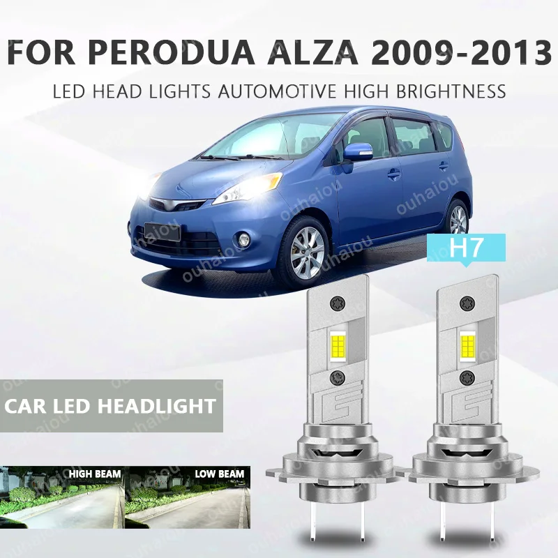 2Pcs H7 LED Headlight LED Lights Head Lamp for Car LED Headlight Bulb with heat sink For Perodua Alza 2009-2013
2Pcs H7 LED Headlight LED Lights Head Lamp for Car LED Headlight Bulb with heat sink For Perodua Alza 2009-2013 