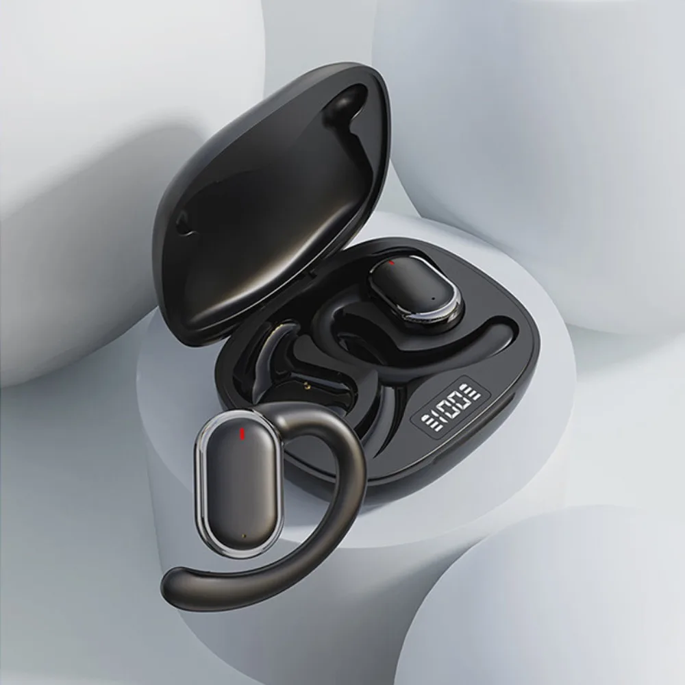 Not in Ear Ear Hook Headset Open Type Painless Bluetooth Earphones Digital Display Rotatable Ear Clip Earphones Mobile Phone
Not in Ear Ear Hook Headset Open Type Painless Bluetooth Earphones Digital Display Rotatable Ear Clip Earphones Mobile Phone