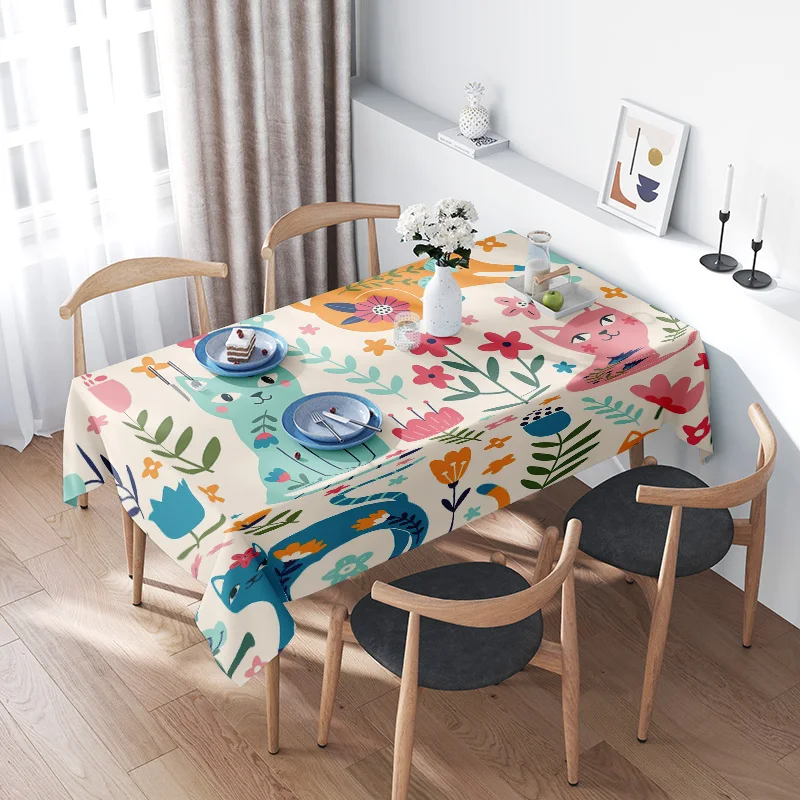 Modern Style Floral Print Tablecloth Decorative Round Table Cover for Home Dining Room Parties Multicolor Design
Modern Style Floral Print Tablecloth Decorative Round Table Cover for Home Dining Room Parties Multicolor Design