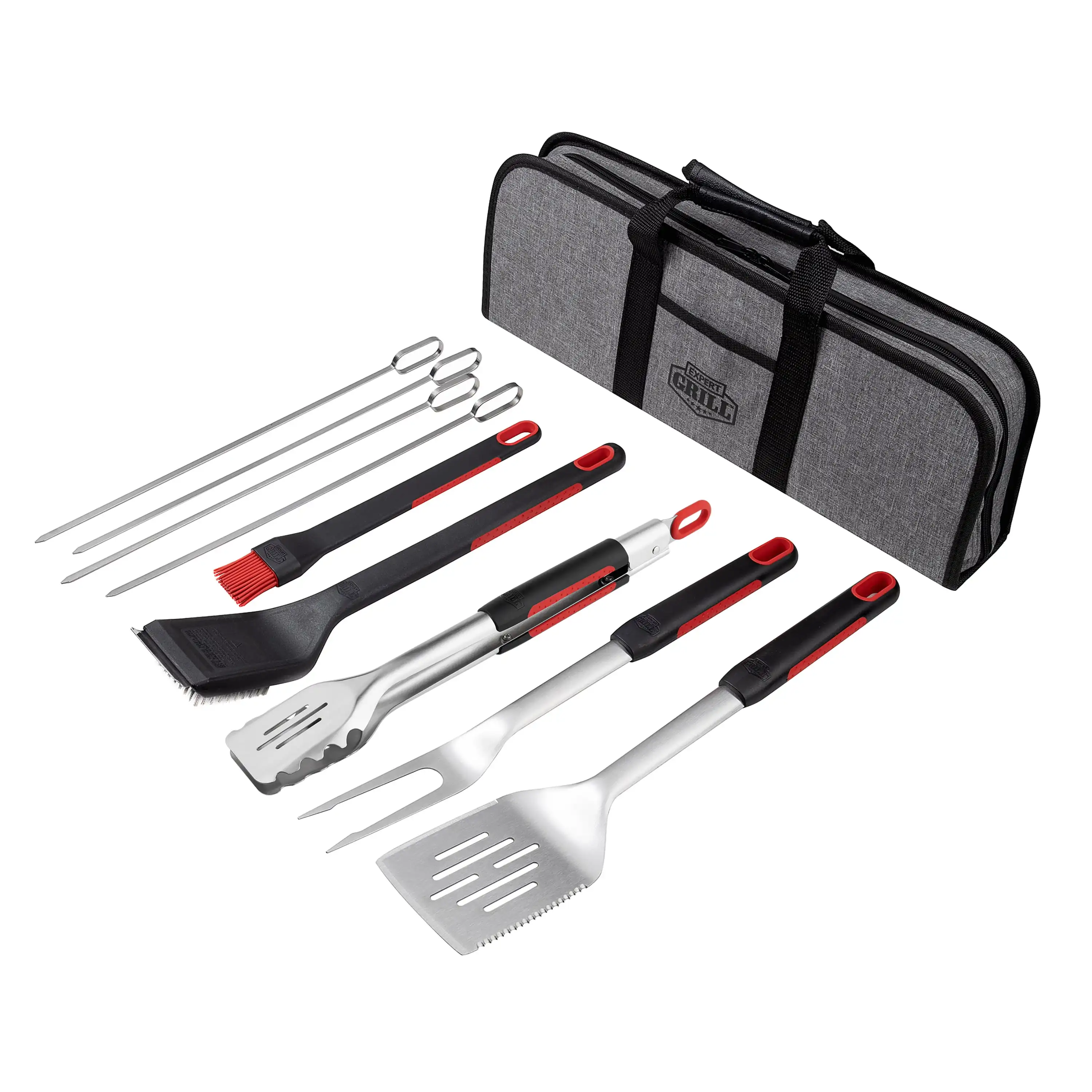 BBQ Grill Tools Set 10-Piece Stainless Steel Grilling Accessories Kit
BBQ Grill Tools Set 10-Piece Stainless Steel Grilling Accessories Kit