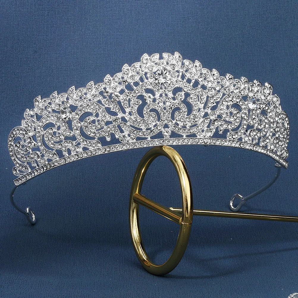 Rhinestone Headb Bridal Headdress Wedding Hair Accessory Beautiful Alloy Crowns Tiaras Women Party Show Styling Tool Elegant
Rhinestone Headb Bridal Headdress Wedding Hair Accessory Beautiful Alloy Crowns Tiaras Women Party Show Styling Tool Elegant
