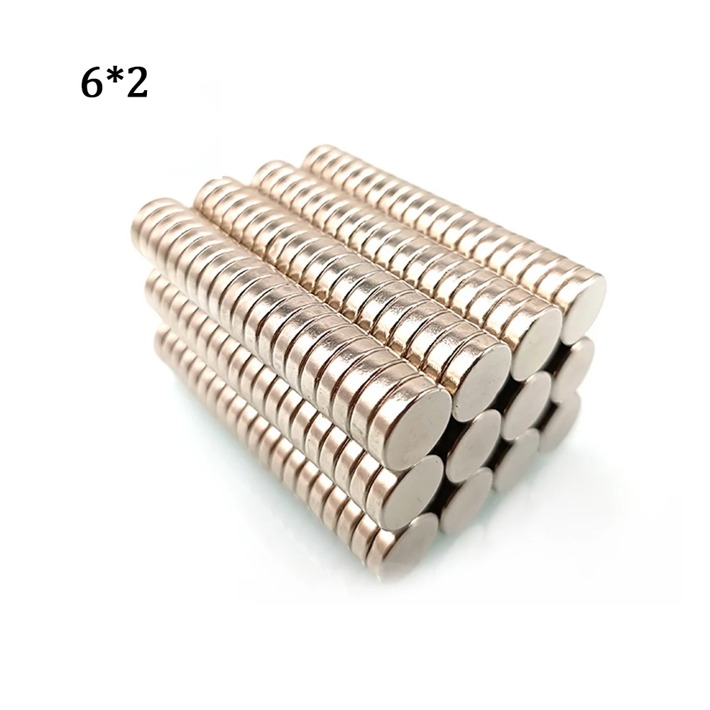 50/100/150/200/250 Pcs 6x2 mm Round NdFeB Neodymium Magnet 6mm x 2mm N35 Super Powerful Small imanes Permanent Magnetic Disc
50/100/150/200/250 Pcs 6x2 mm Round NdFeB Neodymium Magnet 6mm x 2mm N35 Super Powerful Small imanes Permanent Magnetic Disc
