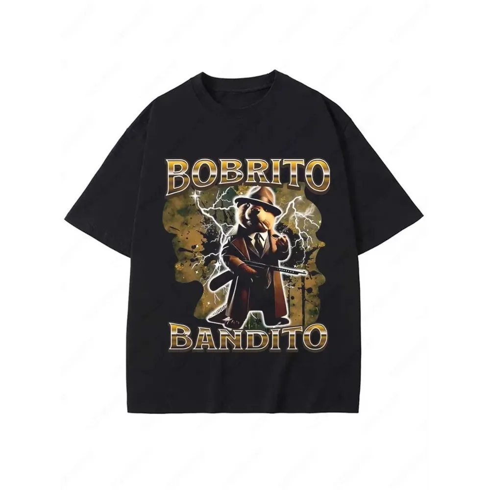 Bobrito Bandito Meme T-Shirts Women Men Italian Brainrot Y2K 2025 Funny Cotton T Shirt Summer Short Sleeve Tee Oversize Clothing 
Bobrito Bandito Meme T-Shirts Women Men Italian Brainrot Y2K 2025 Funny Cotton T Shirt Summer Short Sleeve Tee Oversize Clothing