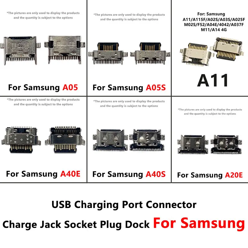 5/10Pcs USB Charging Port Connector Charge Jack Socket Plug Dock For Samsung A04E A04S A05 A05S A11 A20E 
5/10Pcs USB Charging Port Connector Charge Jack Socket Plug Dock For Samsung A04E A04S A05 A05S A11 A20E