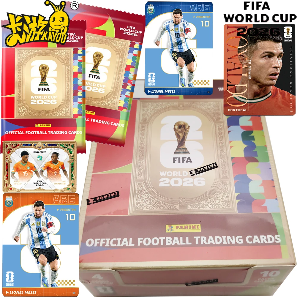 Official Kayou X Panini FIFA World Cup 2026 Collection Card Cartoon Stylish Design Practical Character Cards Kids Festival Gifts
Official Kayou X Panini FIFA World Cup 2026 Collection Card Cartoon Stylish Design Practical Character Cards Kids Festival Gifts
