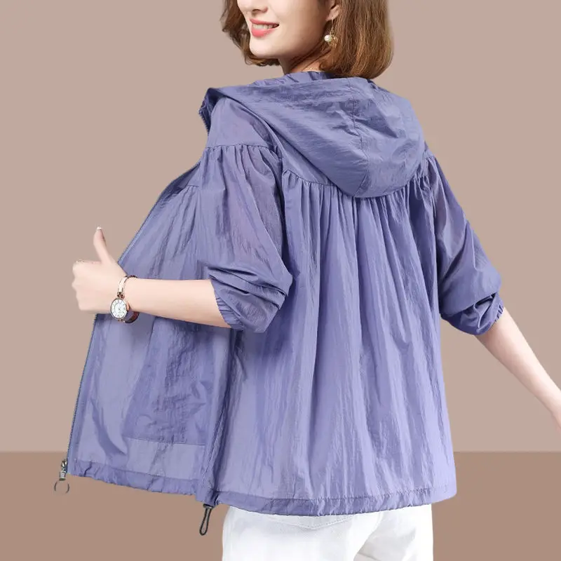 Simplicity Thin Sunscreen Clothing Anti UV Loose Summer Long Sleeved Jacket Waterproof Quick Dry Women's Coat Outdoor Sports Wh2
Simplicity Thin Sunscreen Clothing Anti UV Loose Summer Long Sleeved Jacket Waterproof Quick Dry Women's Coat Outdoor Sports Wh2