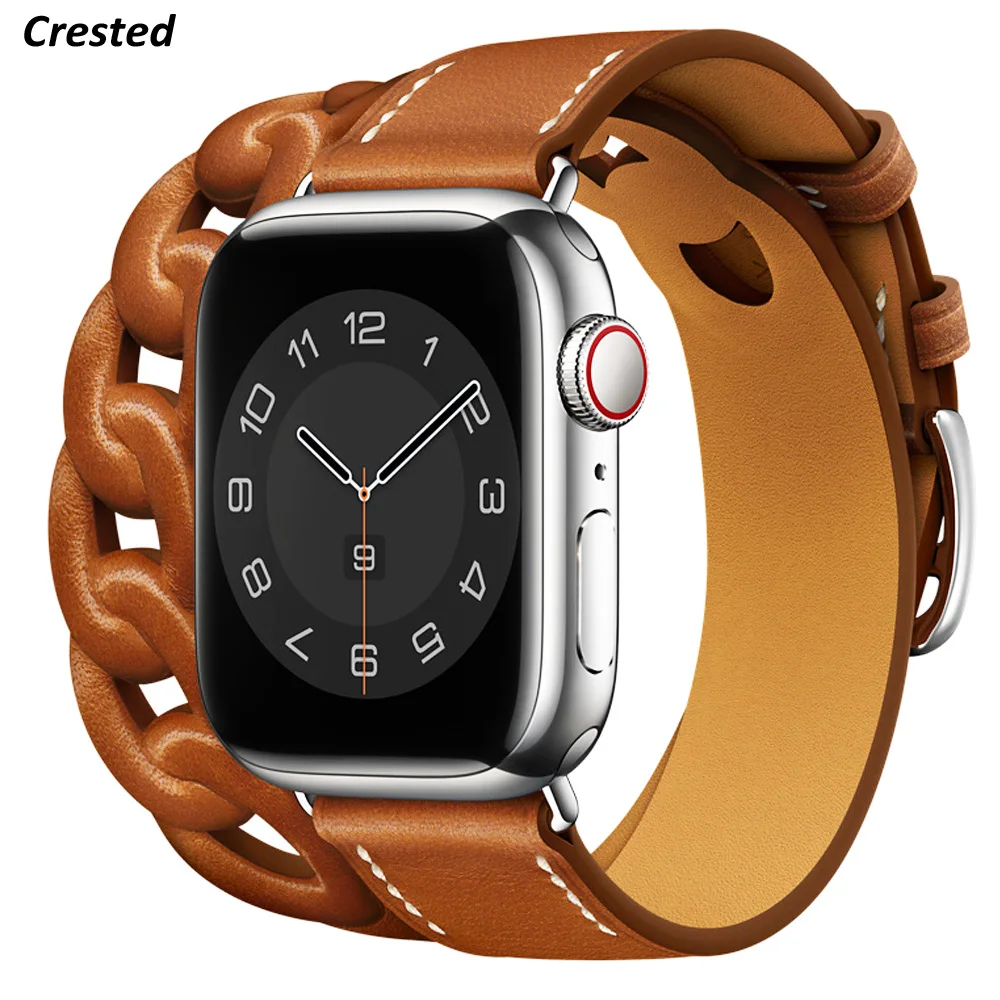 Ремешок Gourmette из натуральной кожи для Apple Watch band 40 мм 41 мм 38 мм 44 мм 45 мм 42 мм
Ремешок Gourmette из натуральной кожи для Apple Watch band 40 мм 41 мм 38 мм 44 мм 45 мм 42 мм