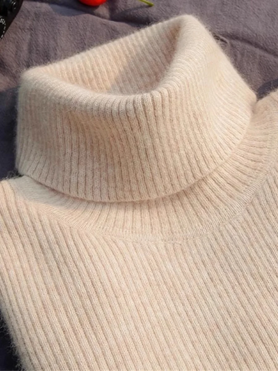 Thiened! Soft! Autumn High Collar Sweater Women ort Slim Fit Base irt Inner Bla Knitted Sweater Commute Sle Long Sl...
Thiened! Soft! Autumn High Collar Sweater Women ort Slim Fit Base irt Inner Bla Knitted Sweater Commute Sle Long Sl...
