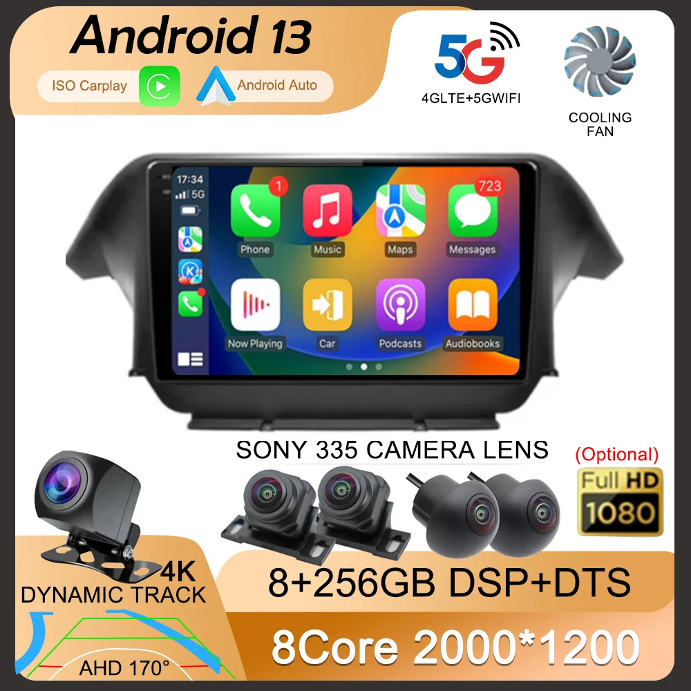 Android 13 Carplay Auto For Honda Odyssey 4 RB3 RB4 2008-2014 Car Radio Multimedia Video Player Navigation NO 2Din DVD 4G+Wifi
Android 13 Carplay Auto For Honda Odyssey 4 RB3 RB4 2008-2014 Car Radio Multimedia Video Player Navigation NO 2Din DVD 4G+Wifi