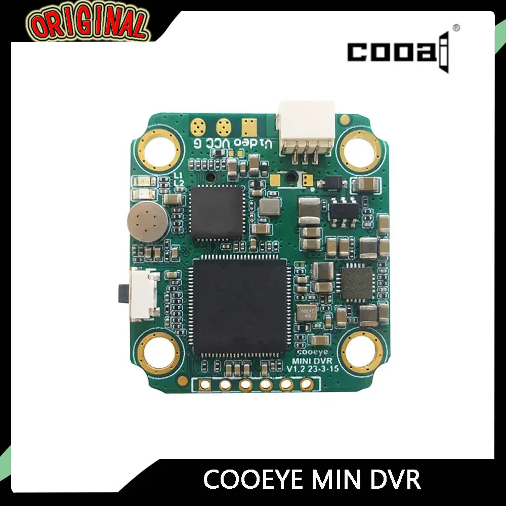 COOAI COOEYE BAYCK MINI DVR - 5V-30V Wide Voltage, 512G Micro SD, PAL/NTSC/AHD 720P 25/30/60fps for FPV RC Drones
COOAI COOEYE BAYCK MINI DVR - 5V-30V Wide Voltage, 512G Micro SD, PAL/NTSC/AHD 720P 25/30/60fps for FPV RC Drones