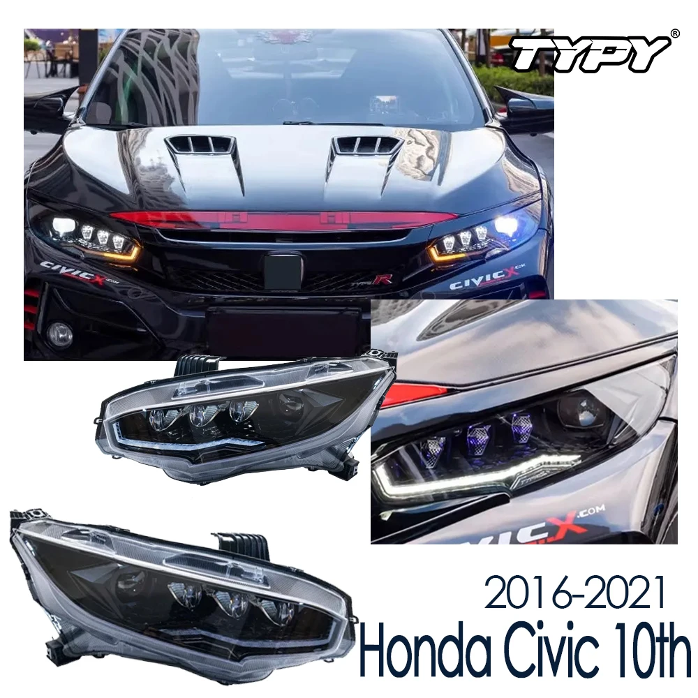 Car LED Light Headlight Assembly For Honda Civic 10th Gen Hatchback Headlights DRL Dynamic 180° Rotation Sequential Turn Signal
Car LED Light Headlight Assembly For Honda Civic 10th Gen Hatchback Headlights DRL Dynamic 180° Rotation Sequential Turn Signal