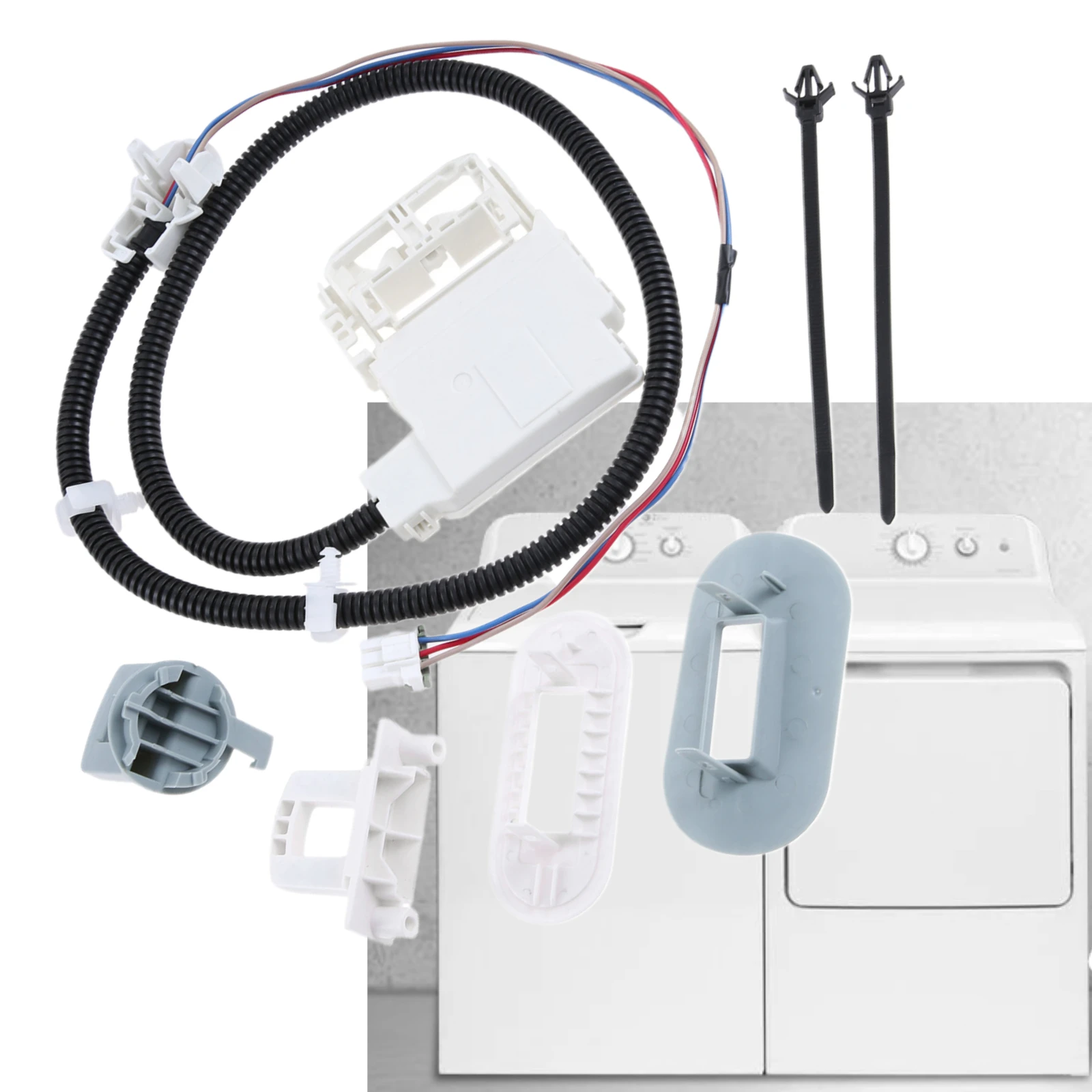 Жгут проводов замка крышки шайбы, комплект замка, лицевая панель замка WH08X37937 WH08X32657 4963152 AP7033485 EAP16619254 для GE GTW220ACK7W
Жгут проводов замка крышки шайбы, комплект замка, лицевая панель замка WH08X37937 WH08X32657 4963152 AP7033485 EAP16619254 для GE GTW220ACK7W