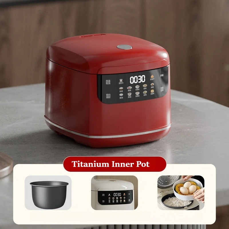 2L 110V Smart Electric Rice Cooker 400W with LED Touchscreen 10-in-1 Menu Non-Stick Pot for 1-2 Persons
2L 110V Smart Electric Rice Cooker 400W with LED Touchscreen 10-in-1 Menu Non-Stick Pot for 1-2 Persons