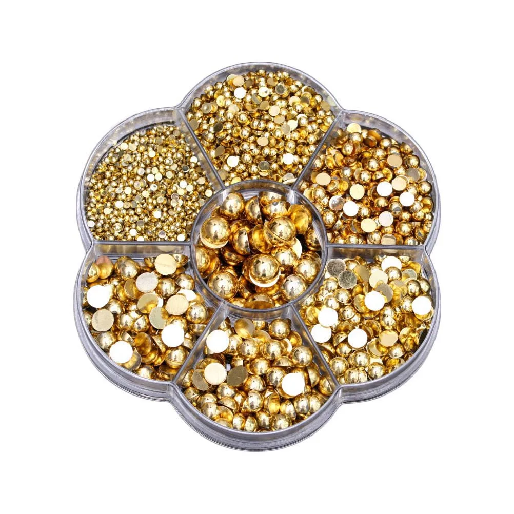 2465Pcs DIY Nail Art Beads Set Half Round Pearl Kit for Crystal Studs Stones Manicure Decor Plastic Resin Ornament
2465Pcs DIY Nail Art Beads Set Half Round Pearl Kit for Crystal Studs Stones Manicure Decor Plastic Resin Ornament