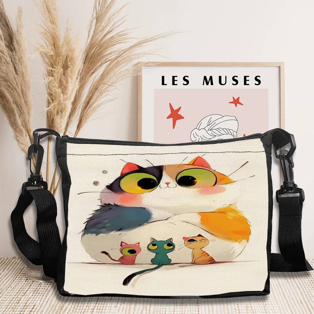 Cartoon Cat New Fashion Large-Capacity Handbag Multi-Purpose Women's Single-Shoulder Bag For Commuting To Work 5.23
Cartoon Cat New Fashion Large-Capacity Handbag Multi-Purpose Women's Single-Shoulder Bag For Commuting To Work 5.23