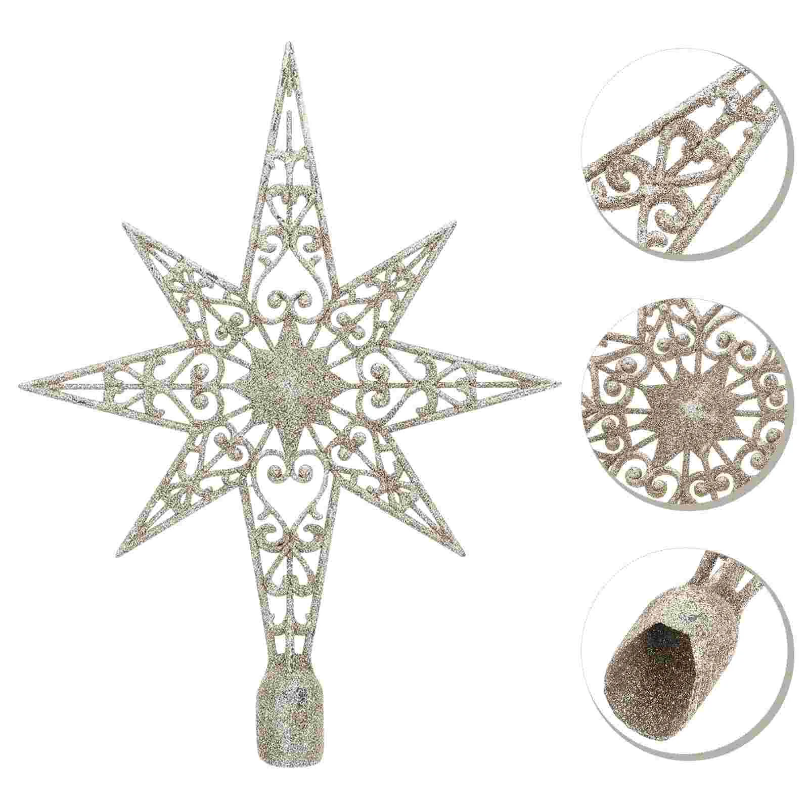 Christmas Tree Top Star Pendant Vintage Decor Topper Decorations Light House for Home
Christmas Tree Top Star Pendant Vintage Decor Topper Decorations Light House for Home