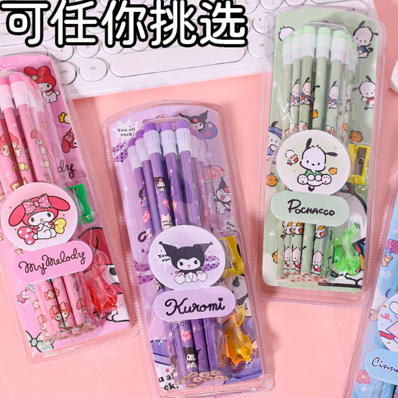 Sanrio Kuromi Hb Pencils 12 Pencils Cinnamoroll Kuromi Student Supplies Hb Writing Pen Eraser Pencil Sharpener Stationery Gifts
Sanrio Kuromi Hb Pencils 12 Pencils Cinnamoroll Kuromi Student Supplies Hb Writing Pen Eraser Pencil Sharpener Stationery Gifts