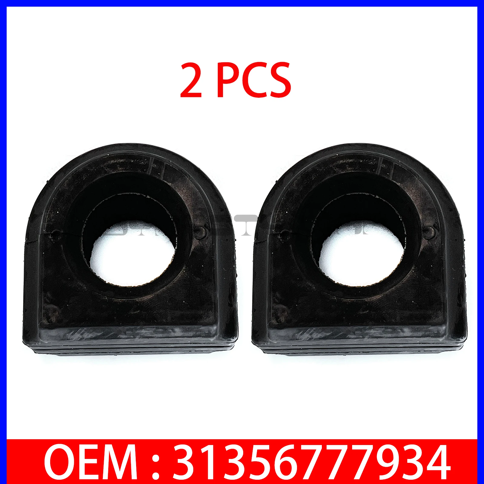 2PCS Front Axle Stabilizer Sway Bar Bushing for BMW 650i 640i 530i 31356777934
2PCS Front Axle Stabilizer Sway Bar Bushing for BMW 650i 640i 530i 31356777934
