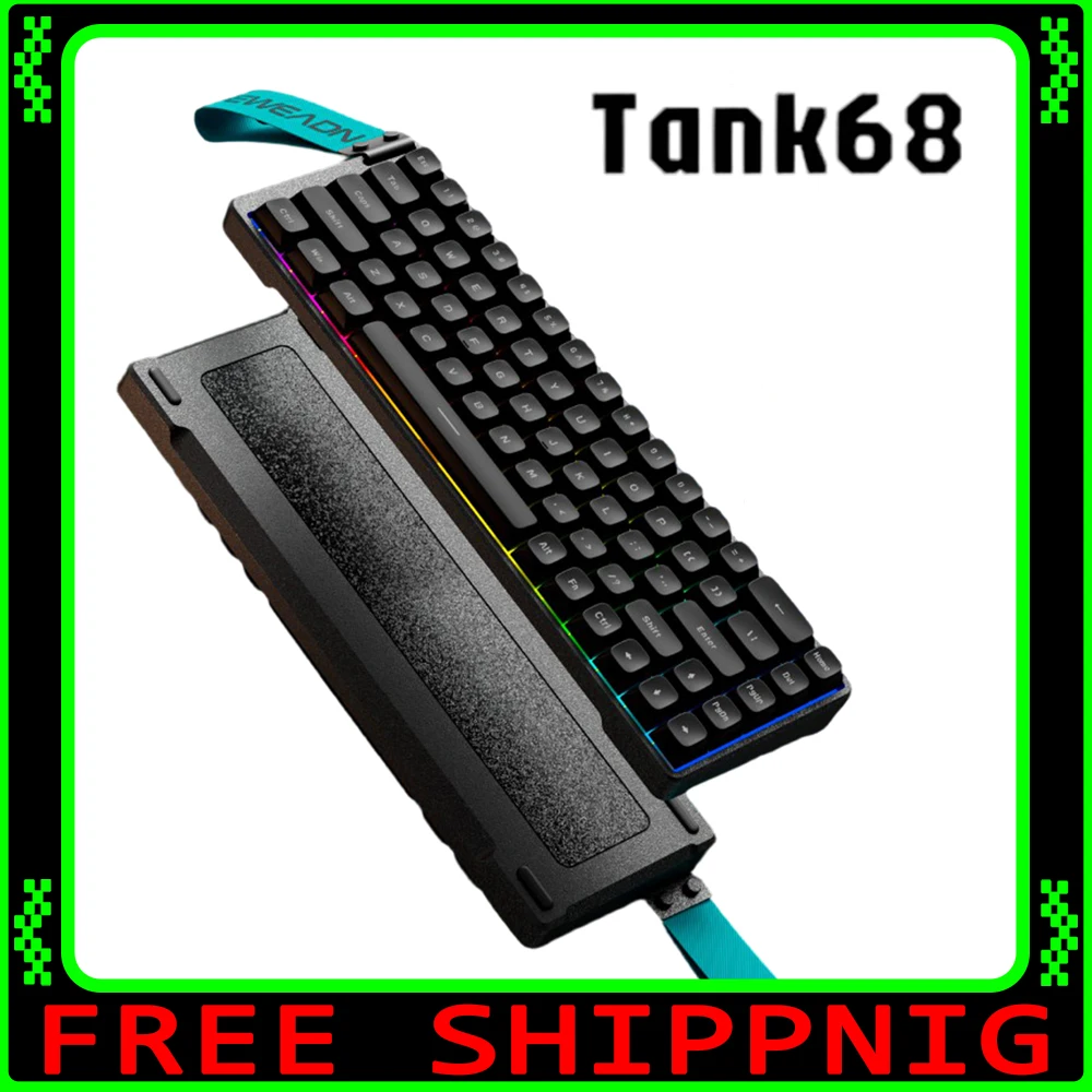 Eweadn Tank68 Magnetic Switch Keyboard Wired 8k Return Alumium Alloy Rt0.01mm Customized Mechanical Keyboard Gamer Vorlant Gifts
Eweadn Tank68 Magnetic Switch Keyboard Wired 8k Return Alumium Alloy Rt0.01mm Customized Mechanical Keyboard Gamer Vorlant Gifts