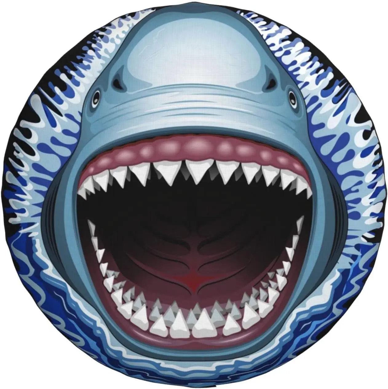 Shark Spare Tire Cover for Rv Trailer Camper Funny Tire Covers Polyester Wheel Cover Wheel Protectors Universal Fit Car Truck
Shark Spare Tire Cover for Rv Trailer Camper Funny Tire Covers Polyester Wheel Cover Wheel Protectors Universal Fit Car Truck