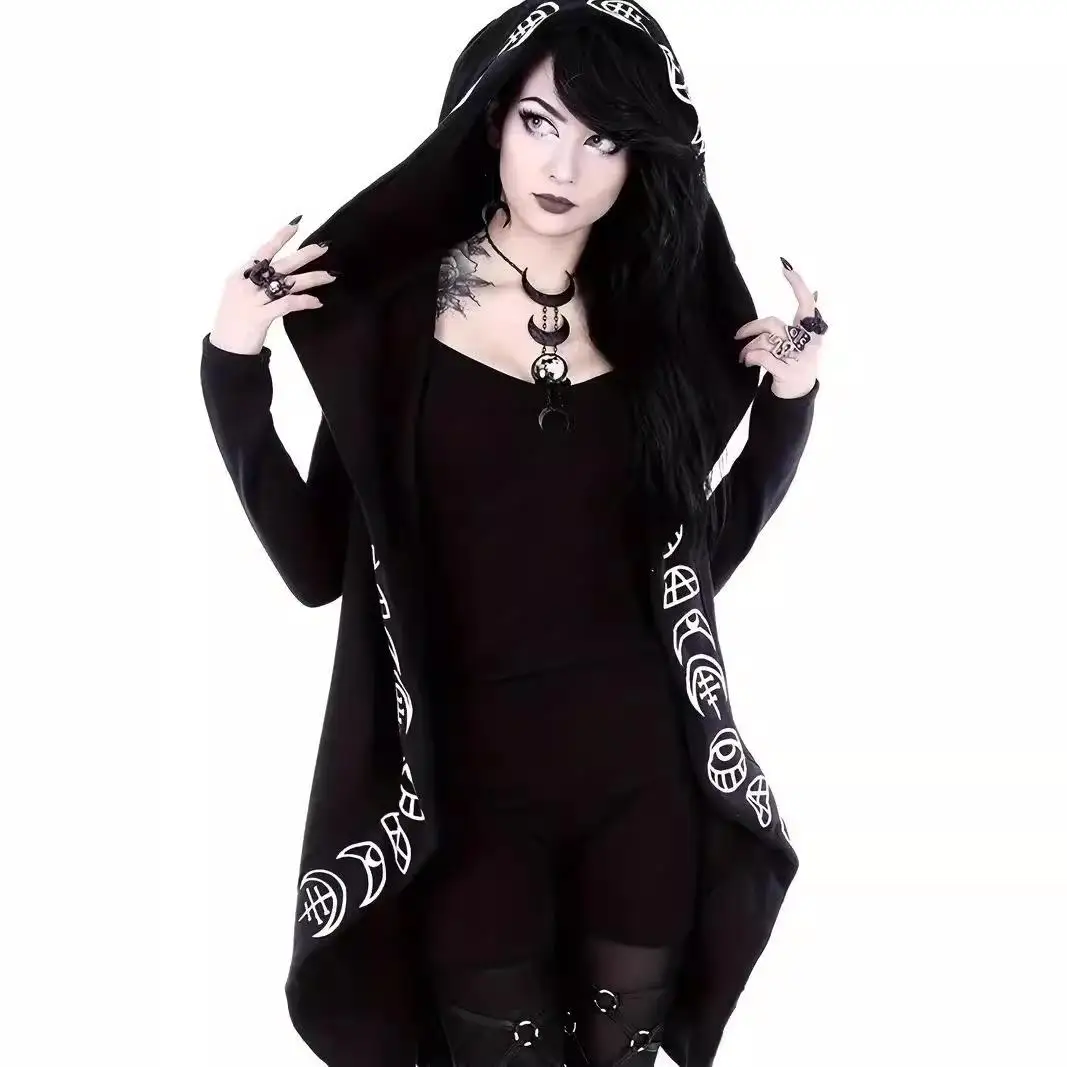 Oversized Long Sve Hooded Sweatirt Moon Print Casual Streetwear plus Size Women's Jaet Polyester Fabric Winter Coat
Oversized Long Sve Hooded Sweatirt Moon Print Casual Streetwear plus Size Women's Jaet Polyester Fabric Winter Coat
