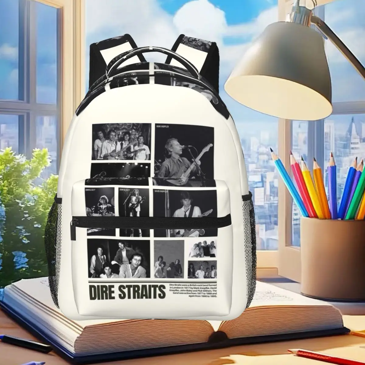 Dire Straits Band Backpack Student Boys Girls BookBag Children School Bag Laptop Shoulder Bags for Men Women
Dire Straits Band Backpack Student Boys Girls BookBag Children School Bag Laptop Shoulder Bags for Men Women