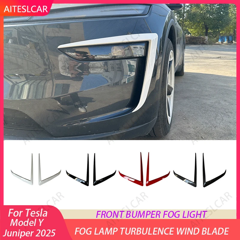 Для Tesla Model YJuniper 2025 передний бампер противотуманная фара ветровой нож спойлер 1 пара автомобильная противотуманная фара накладка противотуманная фара брови
Для Tesla Model YJuniper 2025 передний бампер противотуманная фара ветровой нож спойлер 1 пара автомобильная противотуманная фара накладка противотуманная фара брови