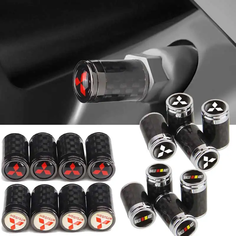 4pcs Carbon Fiber Car Tyre Stem Air Valve Caps For Mitsubishi ASX Ralliart Lancer Cordia Pajero Outlander Eclipse L200 EVO 
4pcs Carbon Fiber Car Tyre Stem Air Valve Caps For Mitsubishi ASX Ralliart Lancer Cordia Pajero Outlander Eclipse L200 EVO