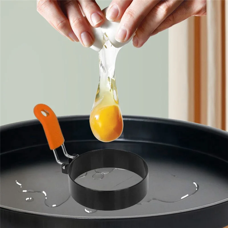 Foldable Stainless Steel Round Egg Omelette And Meat Patty Mold For Innovative Home Cookingm12k
Foldable Stainless Steel Round Egg Omelette And Meat Patty Mold For Innovative Home Cookingm12k