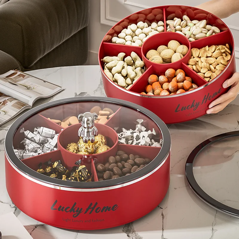 Plastic Material Luxury Rotating Fruit Di Home Use High Value Living Room Coffee Table Sna Candy Fruit Tray Storage Box
Plastic Material Luxury Rotating Fruit Di Home Use High Value Living Room Coffee Table Sna Candy Fruit Tray Storage Box
