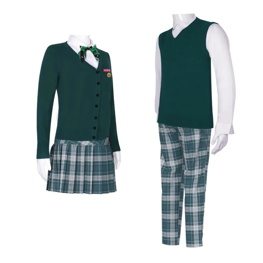 All of Us Are Dead Cosplay Outfit - High School Uniform Complete Set, Zombie Theme Roleplay Costume for Halloween Parties
All of Us Are Dead Cosplay Outfit - High School Uniform Complete Set, Zombie Theme Roleplay Costume for Halloween Parties