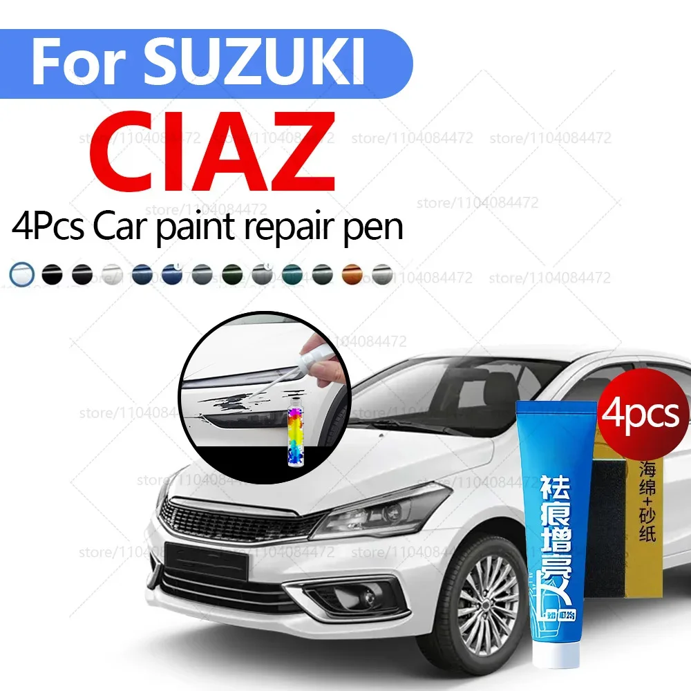 Ручка для ремонта автомобильной краски для SUZUKI CIAZ 2014-2025 аксессуары для ремонта царапин краски 4 шт. коричневый ZQK белый ZMT черный ZMV серебристый ZNC
Ручка для ремонта автомобильной краски для SUZUKI CIAZ 2014-2025 аксессуары для ремонта царапин краски 4 шт. коричневый ZQK белый ZMT черный ZMV серебристый ZNC