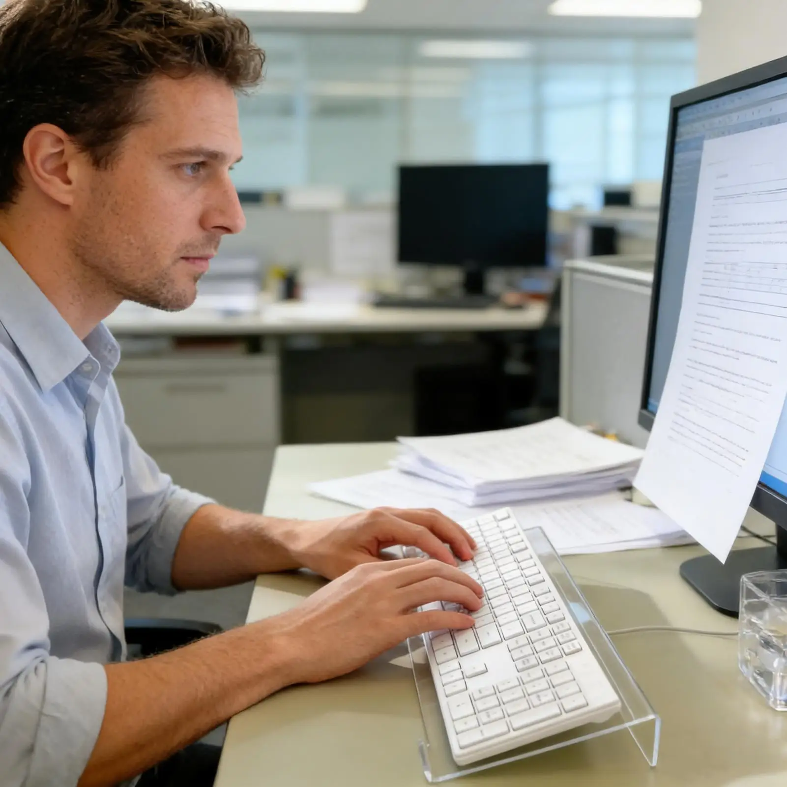 Эргономичная наклонная прозрачная подставка для клавиатуры ПК для набора текста, для дома, кабинета, приемной, школы, офисного кабинета
Эргономичная наклонная прозрачная подставка для клавиатуры ПК для набора текста, для дома, кабинета, приемной, школы, офисного кабинета