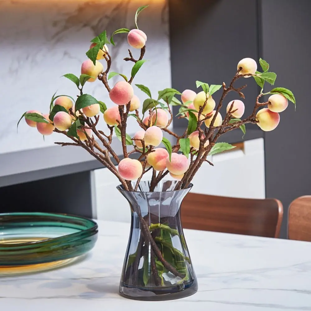 Chinese Style Artificial Peach Branch Plastic Handmade Simulation Peach Fruit Realistic Fake Plants
Chinese Style Artificial Peach Branch Plastic Handmade Simulation Peach Fruit Realistic Fake Plants
