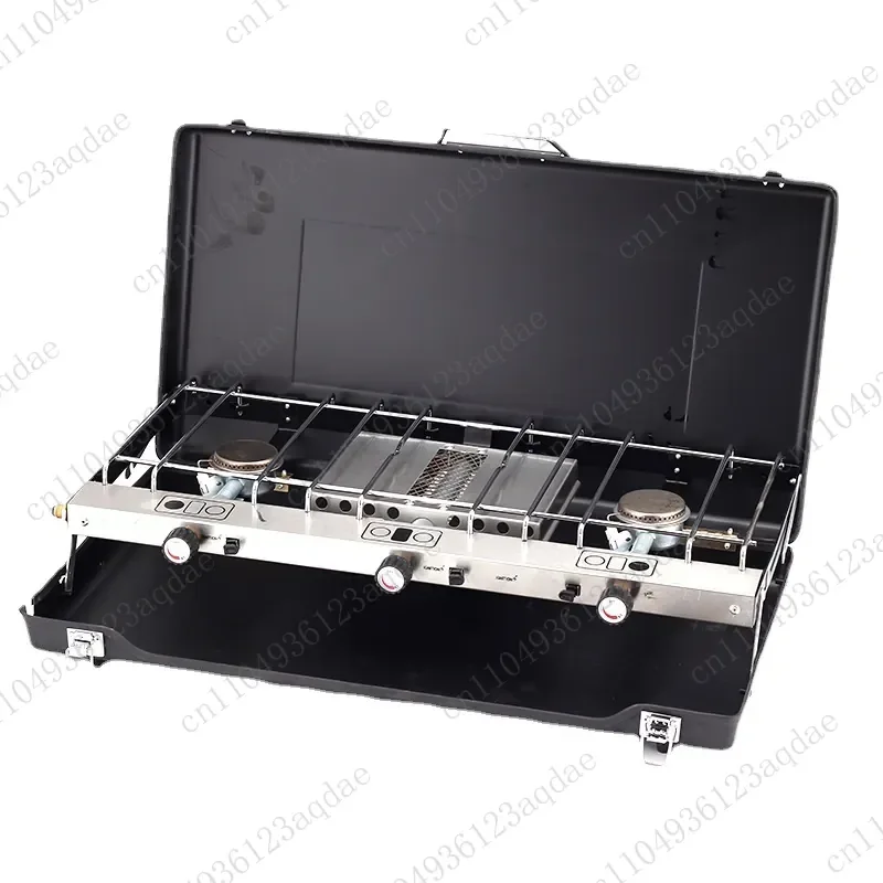 Outdoor Portable Folding Grill Portable Gas Stove Camping Picnic Gas Double Stove Three Head Windproof Storage Stove
Outdoor Portable Folding Grill Portable Gas Stove Camping Picnic Gas Double Stove Three Head Windproof Storage Stove
